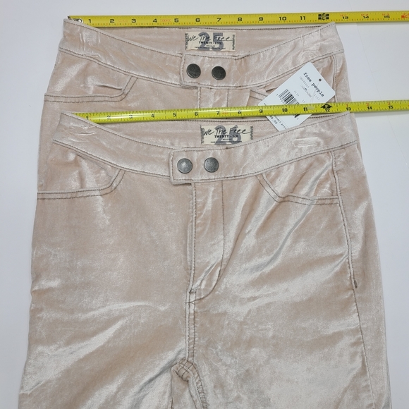Free People Sweet Jane Velvet Skinny Jeans Pants - Picture 5 of 9